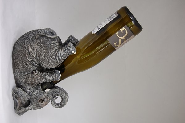 Elefanten Guzzler, Weinflaschenhalter