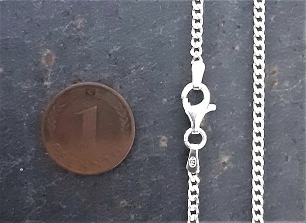925 Sterling Silber Panzerkette Schlangenkette Ankerkette Silber Halskette