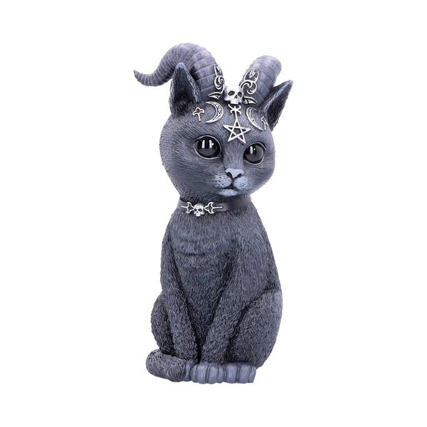 Pawzuph, große occulte Baphomet Katze Fantasy Figur 26,5 cm Wicca  Nemesis Now